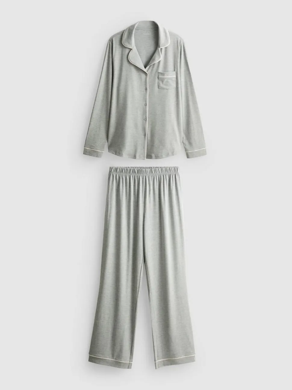 Jersey-Schlafanzug im Boyfriend-Look