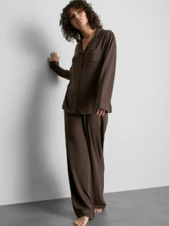 Jersey-Schlafanzug im Boyfriend-Look