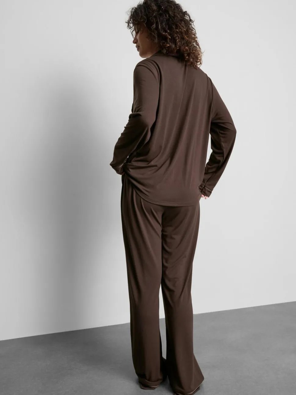Jersey-Schlafanzug im Boyfriend-Look