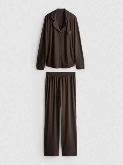 Jersey-Schlafanzug im Boyfriend-Look