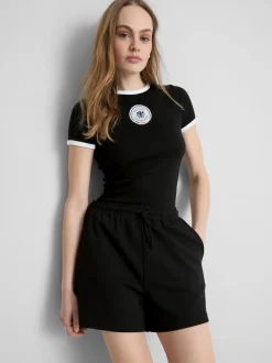 Jerseyshorts mit hohem Baumwollanteil
