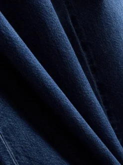 Jogginghose aus Baumwoll-Denim mit weitem Bein