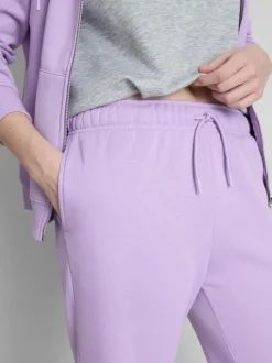 Jogginghose aus Baumwollmischung mit geradem Bein
