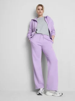 Jogginghose aus Baumwollmischung mit geradem Bein