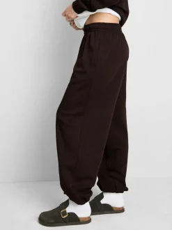 Jogginghose aus Baumwollmischung mit Bündchen