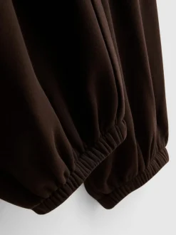 Jogginghose aus Baumwollmischung mit Bündchen