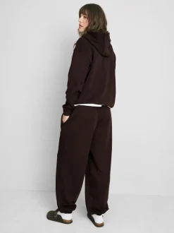 Jogginghose aus Baumwollmischung mit Bündchen