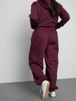 Jogginghose aus Baumwollmischung mit Bündchen