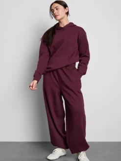 Jogginghose aus Baumwollmischung mit Bündchen