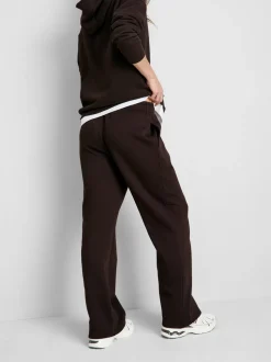 Jogginghose aus Baumwollmischung mit geradem Bein