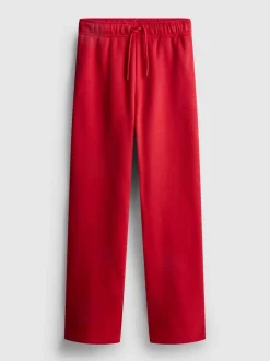Jogginghose aus Baumwollmischung mit geradem Bein