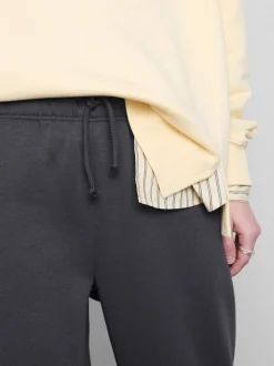 Jogginghose aus Baumwollmischung mit geradem Bein