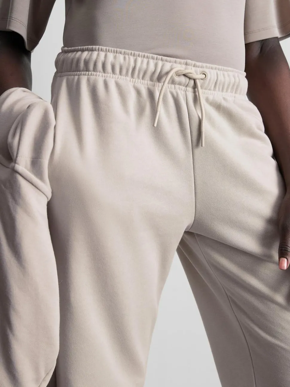 Jogginghose aus Baumwollmischung mit geradem Bein