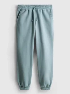 Jogginghose aus Baumwollmischung mit Bündchen
