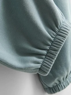 Jogginghose aus Baumwollmischung mit Bündchen