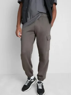 Jogginghose mit Cargotaschen und Bündchen