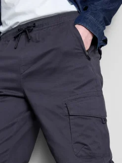 Jogginghose mit Cargotaschen und Bündchen
