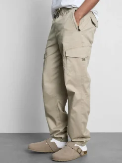 Jogginghose mit Cargotaschen und Bündchen