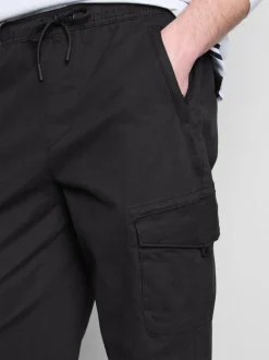 Jogginghose mit Cargotaschen und Bündchen