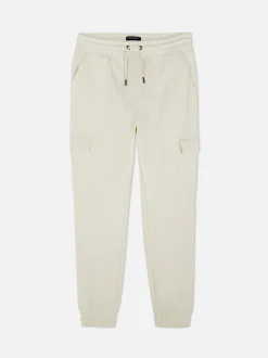 Jogginghose mit Cargotaschen und Bündchen