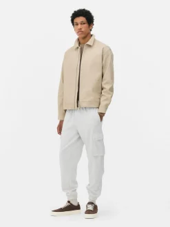 Jogginghose mit Cargotaschen und Bündchen
