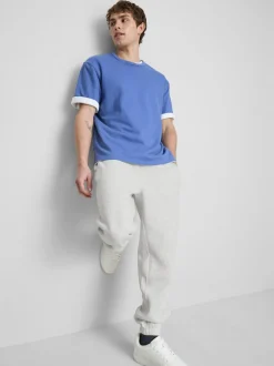 Jogginghose mit elastischem Bund und Bündchen