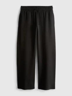 Jogginghose mit hohem Baumwollanteil und weitem Bein
