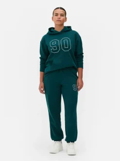 Jogginghose mit Print und Bündchen