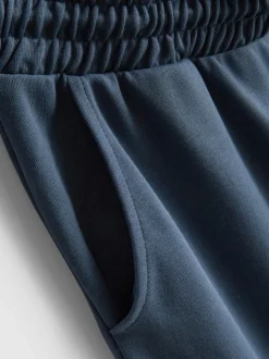Jogginghose mit weitem Bein und hohem Baumwollanteil