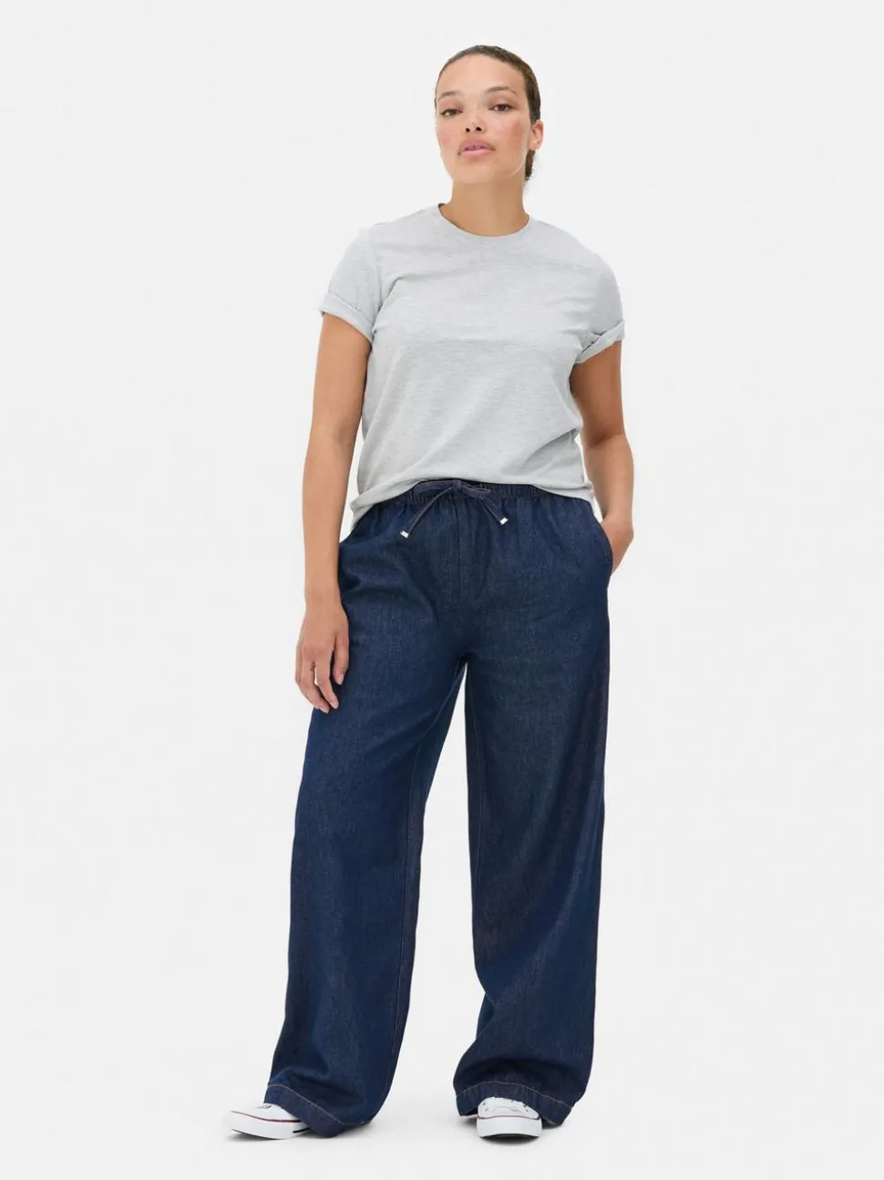 Jogging-Jeans mit mittlerer Leibhöhe