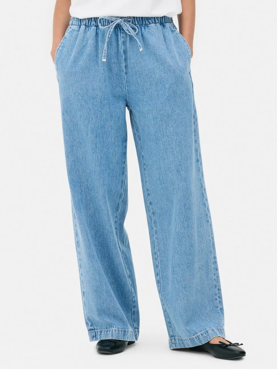 Jogging-Jeans mit mittlerer Leibhöhe