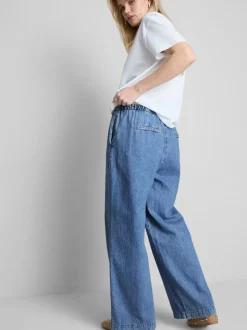 Jogging-Jeans mit mittlerer Leibhöhe