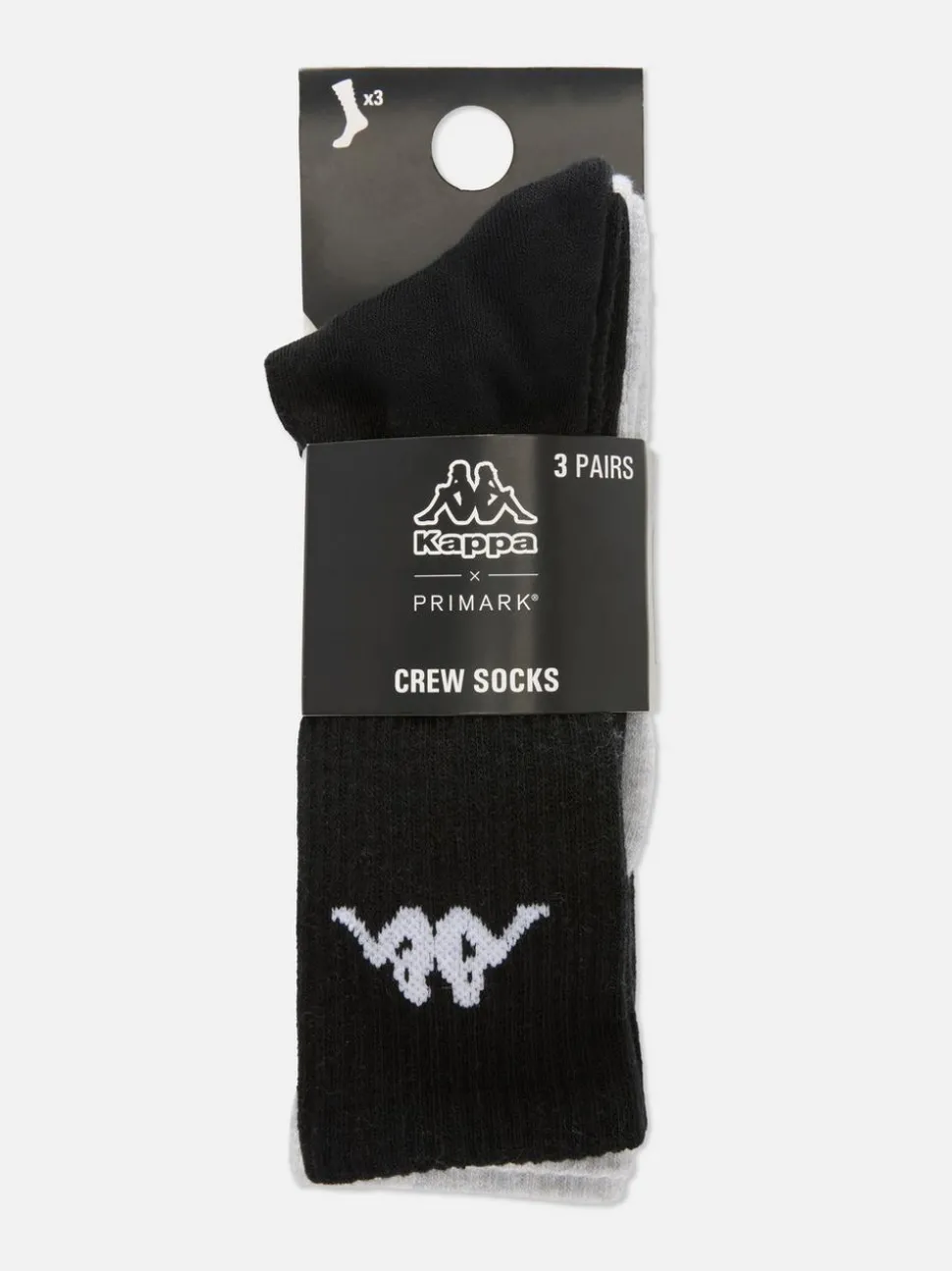 „Kappa“ Crew-Socken, 3er-Pack