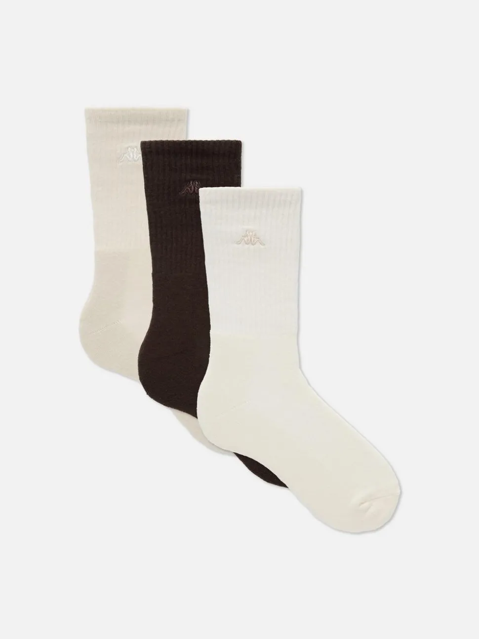 „Kappa“ Neutrale Crew-Socken, 3er-Pack