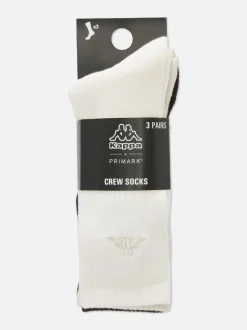 „Kappa“ Neutrale Crew-Socken, 3er-Pack
