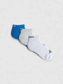„Kappa“ Sneakersocken mit hohem Baumwollanteil, 3er-Pack