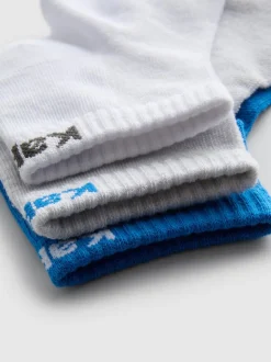 „Kappa“ Sneakersocken mit hohem Baumwollanteil, 3er-Pack