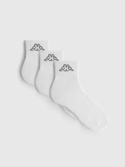 „Kappa x Primark“ Crew-Socken in Viertellänge, 3er-Pack