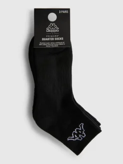 „Kappa x Primark“ Crew-Socken in Viertellänge, 3er-Pack