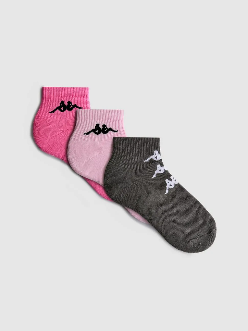 „Kappa x Primark“ Socken in Viertellänge, 3er-Pack