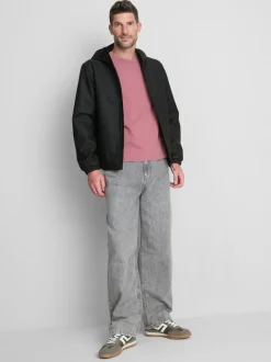 Kapuzenjacke mit Reißverschluss