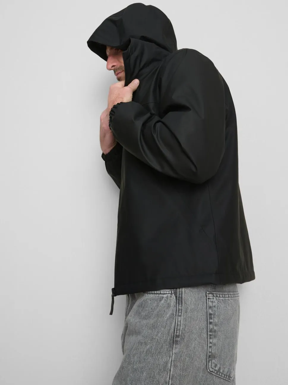 Kapuzenjacke mit Reißverschluss