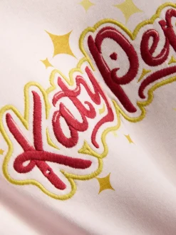 „Katy Perry“ Ringer-T-Shirt aus Baumwolle