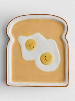 Keramikteller in Toastform