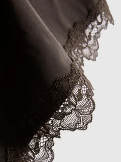 Klassische Satin-Schlafanzugshorts