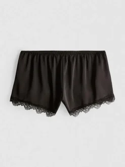 Klassische Satin-Schlafanzugshorts