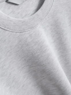 Klassisches Sweatshirt mit Rundhalsausschnitt