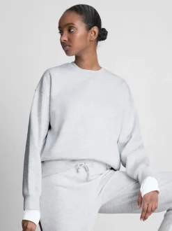 Klassisches Sweatshirt mit Rundhalsausschnitt