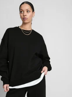Klassisches Sweatshirt mit Rundhalsausschnitt