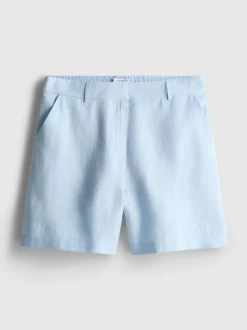 Klassische „The Edit“ Leinen-Shorts